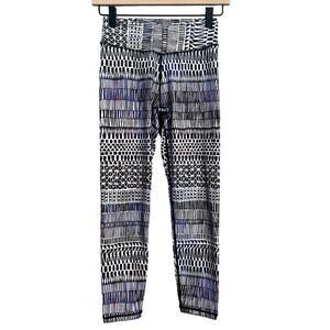Prana Blue Pattern Leggings Size XS‎